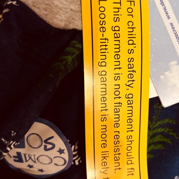 Max & Olivia Mini Baby Footed Sleeper Pajamas Trees Snowflakes Navy 12M - Picture 9 of 9